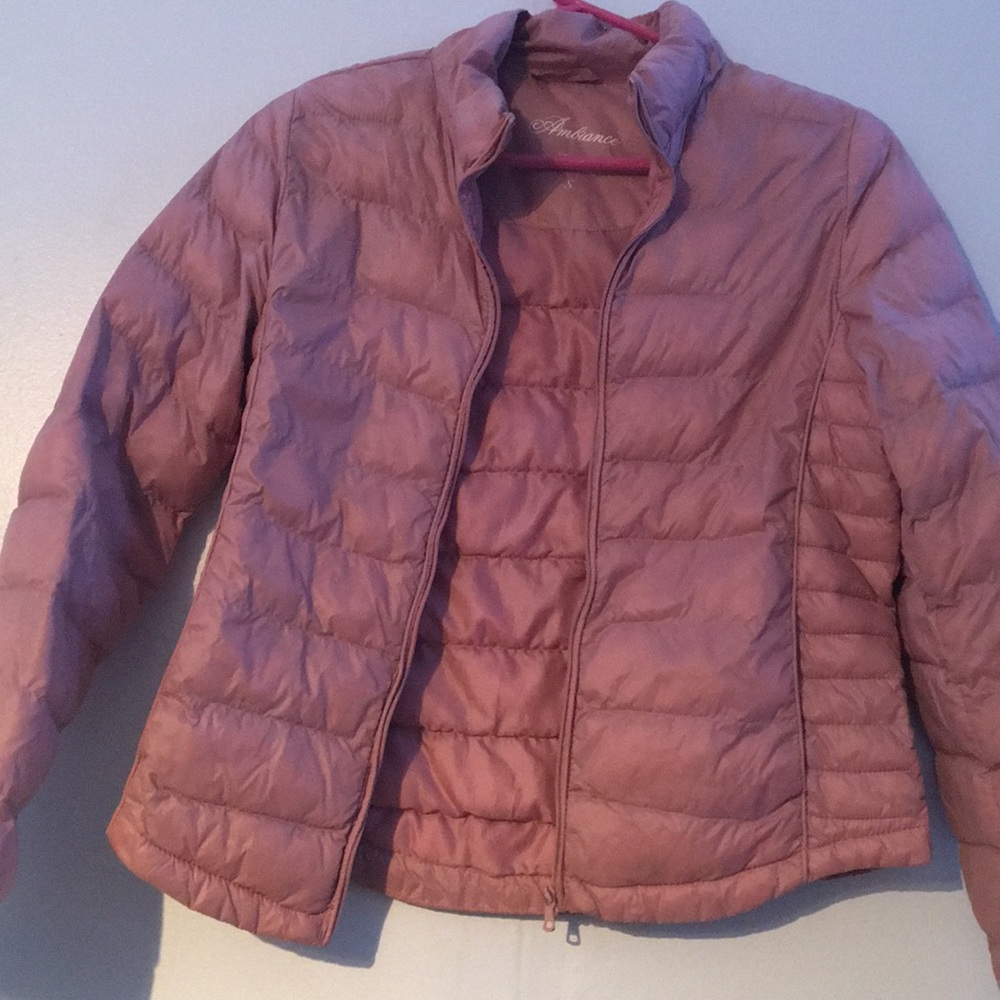 Ambiance Blush Pink Down Jacket